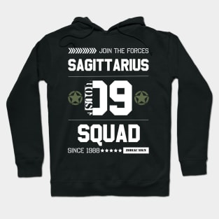 Zodiac Majesty Sagittarius Squad White Hoodie